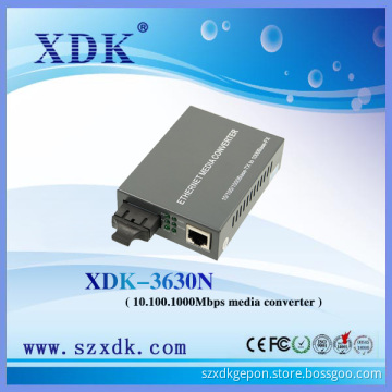 Brand new 10/100/1000M single fiber transceiver media converter